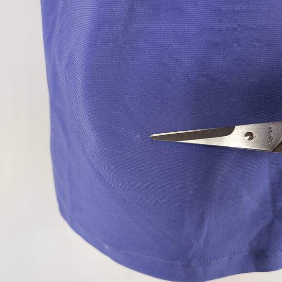 Clara Sunwoo Women's XS Blouse Periwinkle Blue Cut-Out 3/4 Sleeve Work Top - Picture 8 of 11